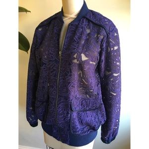 Anthropologie Elevenses // Miranda Lace Bomber